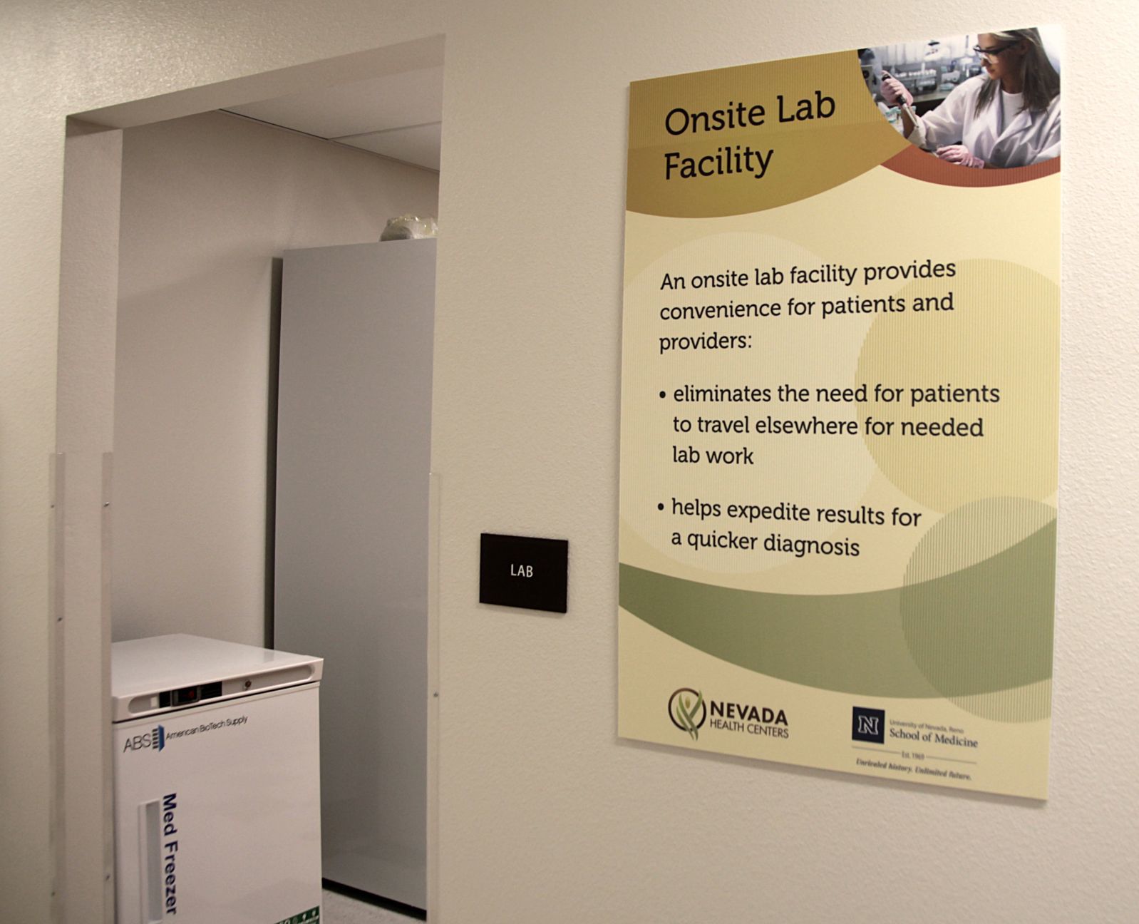 Onsite lab facility